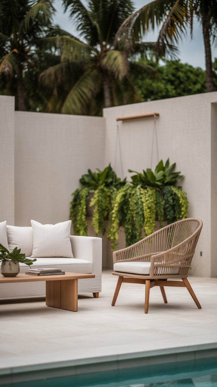 Tulum condo with tropical light